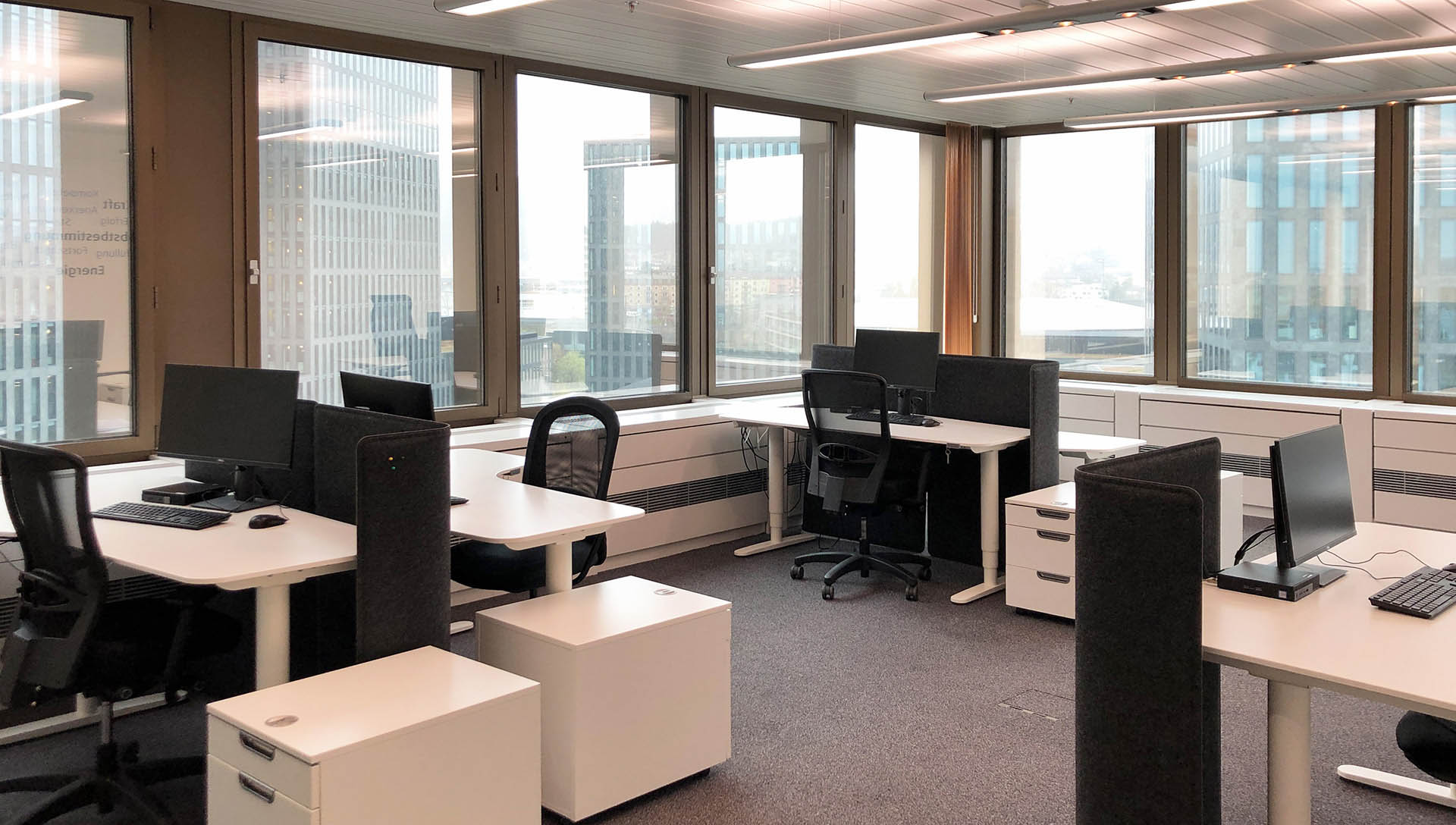 Arbeitsintegration: Büroräumlichkeiten in Zürich